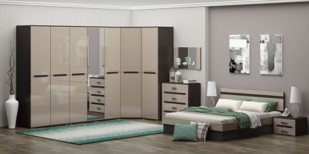 Шкаф 2-х Створчатый Каролина-9 МДФ (1,0х2,22х,053)/Разные Цвета 