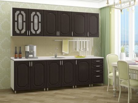 Кухонный Гарнитур Жаклин МДФ 2500 мм