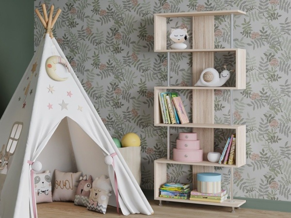 Стеллаж Юнга-15 Зиг Заг/Разные Цвета