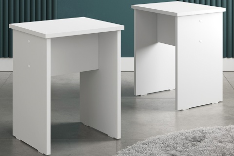 Комплект табуретов Барн белый текстурный