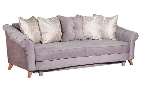 Диван Николас №7 Еврокнижка/Разные Цвета Ш-2420 х Г-1120 х В-940 мм